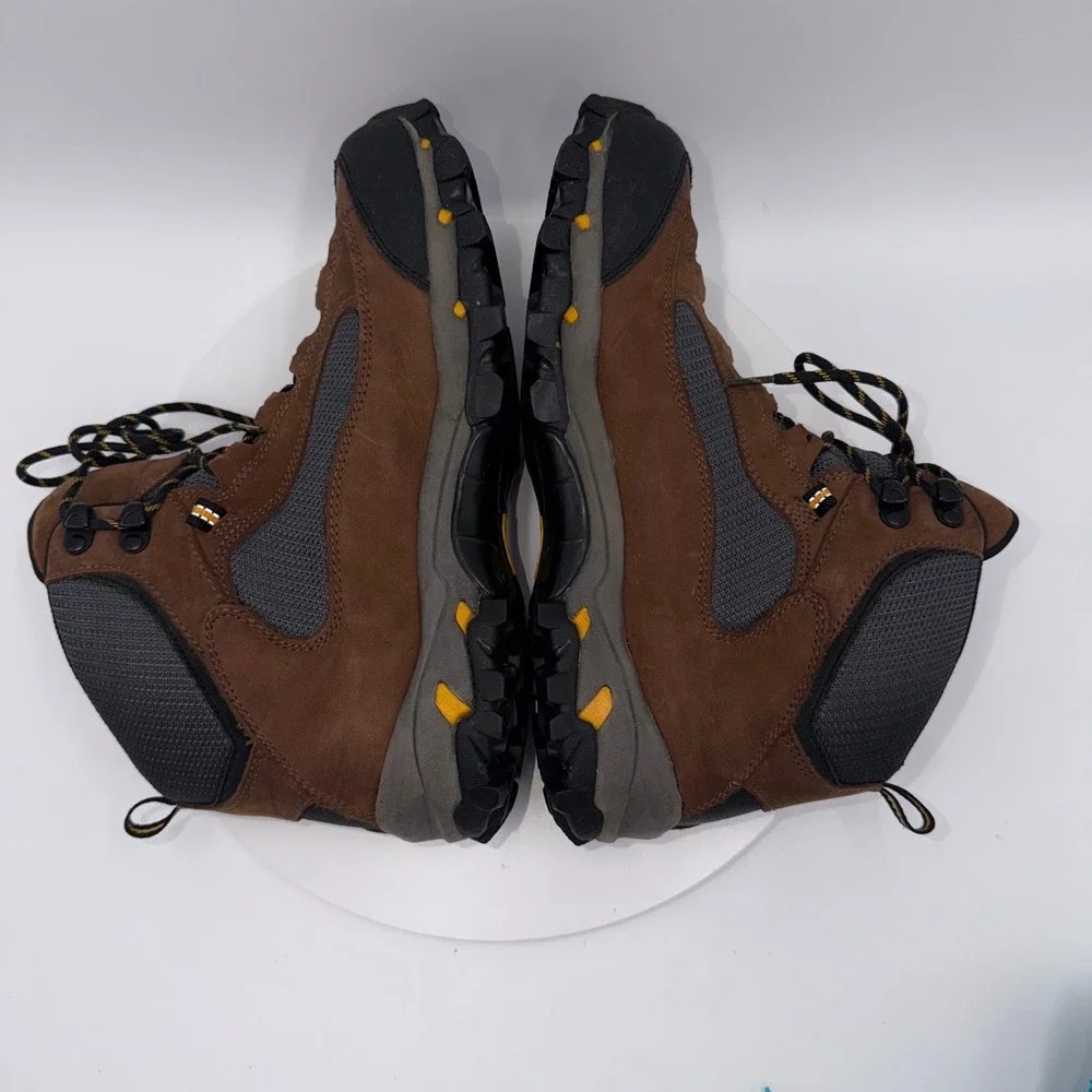 Vasque Gore-Tex Hiking Boots M 8.5 W 10.5 Brown Suede Vibram Waterproof Mid Top